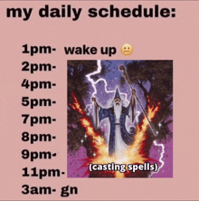 Casting Spells Wake Up GIF - Casting Spells Wake Up My Daily Schedule GIFs