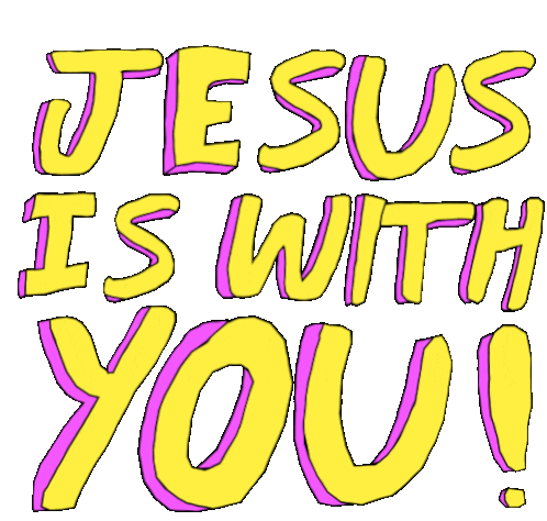 Yes Jesus Is With You Sticker - Yes Jesus Is With You Stickers