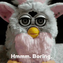 Furby Hmmm Boring GIF - Furby Hmmm Boring Boring GIFs