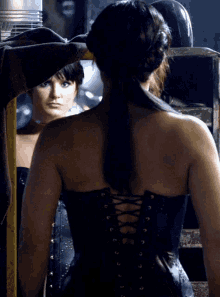 Gina Carano Corset GIF - Gina Carano Corset Almost Human GIFs