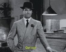 Get Out Cary Grant GIF - Get Out Cary Grant Out GIFs