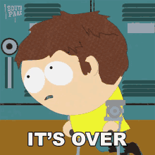 Its Over Jimmy Valmer GIF - Its Over Jimmy Valmer South Park GIFs