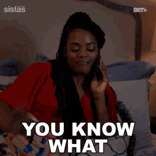 You Know What I Dont Even Care Sabrina Hollins GIF - You Know What I Dont Even Care Sabrina Hollins Sistas GIFs