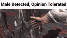 Metal Gear Rising Male Detected Opinion Tolerated GIF - Metal Gear Rising Male Detected Opinion Tolerated GIFs