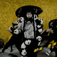 Ding Produce Pandas GIF