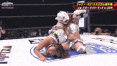 two women are wrestling in a ring with the words #stardom on the bottom