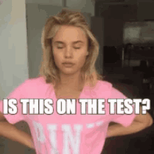 Eye Roll Is This On The Test GIF - Eye Roll Is This On The Test First Day Of College GIFs
