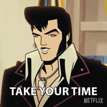 Take Your Time Agent Elvis Presley GIF