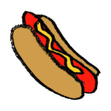 adamjk stickers emoji emojis hot dog