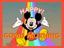 Mickey Mouse Rainbow GIF
