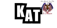 a logo that says kat on it with an eagle