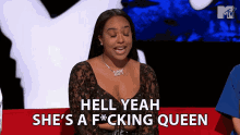 Hell Yeah Shes A Queen GIF - Hell Yeah Shes A Queen B Simone GIFs
