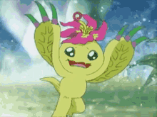Palmon Digimon GIF - Palmon Digimon Caida GIFs