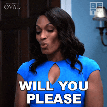 Will You Please Shut Up Kron Moore GIF - Will You Please Shut Up Kron Moore The Oval GIFs