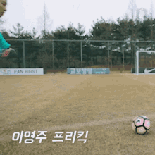 Leeyoungju Kick GIF - Leeyoungju Kick Football GIFs