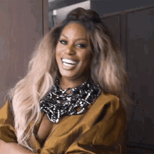 Laughing Laverne Cox GIF - Laughing Laverne Cox Giggle GIFs
