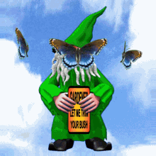 Let Me Trim Your Bush Goblin Gardener GIF - Let Me Trim Your Bush Goblin Gardener Green Goblin GIFs