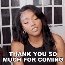 Thank You So Much For Coming Courtney Adanna GIF - Thank You So Much For Coming Courtney Adanna Courtreezy GIFs