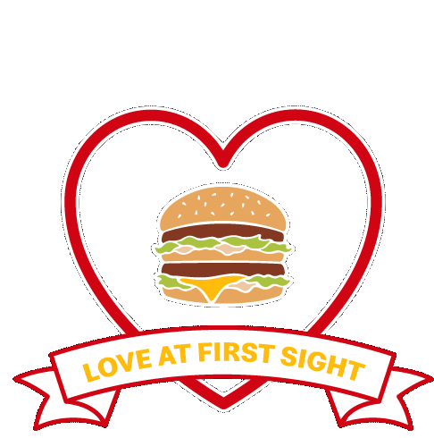 Mcdonalds Mcdonalds Love Sticker - Mcdonalds Mcdonalds Love Golden Arches Stickers