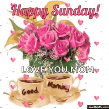 Good Morning Flowers GIF - Good Morning Flowers Love You Mom GIFs