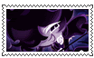 a postage stamp with a picture of a cartoon character with a purple hat .