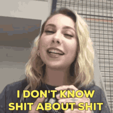 Idk I Dont Know Shit About Shit GIF - Idk I Dont Know Shit About Shit Lil Debbie GIFs