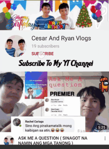 Subscribe Cesar And Ryan Vlogs GIF