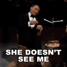 She Doesnt See Me Frank Sinatra GIF