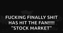 End Of The World Stock Market GIF