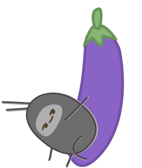 Talong Eggplant Sticker - Talong Eggplant Vegetable Stickers