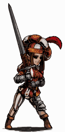 Great Sword Girl Warhammer Fantasy GIF - Great Sword Girl Warhammer Fantasy Empire GIFs