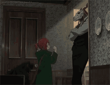 hatori chise and elias ainsworth (mahou tsukai no yome)