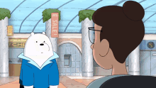 We Bare Bears Oh No GIF - We Bare Bears Oh No Crap Hes Here GIFs