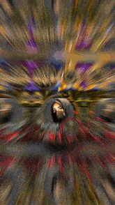 a blurry picture of a woman with a hijab on her head