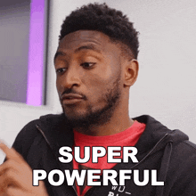 Super Powerful Marques Brownlee GIF - Super Powerful Marques Brownlee Its Potent GIFs