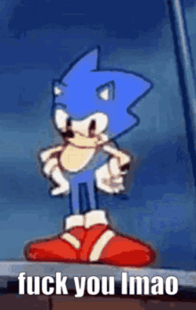 Why Would Sonic Say That Sonic GIF