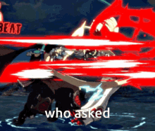Raven Guilty Gear GIF - Raven Guilty Gear Who Asked GIFs