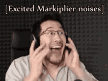 Markiplier Excited GIF - Markiplier Excited Noise GIFs
