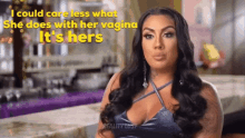 I Could Care Less She Does With Her Vagina Its Hers GIF - I Could Care Less She Does With Her Vagina Its Hers Talk GIFs