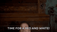 Time For A Red And White Bill Murray GIF - Time For A Red And White Bill Murray Awake GIFs