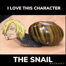 Sanji One Piece Sanji GIF - Sanji One Piece Sanji Snail GIFs