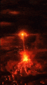 a painting of a person surrounded by flames with the letters adv on the bottom right