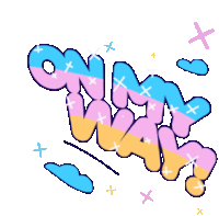 On My Way Omw Sticker - On My Way Omw Puff Stickers