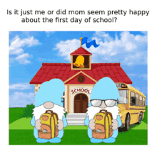 Animated School Gnome School Meme GIF - Animated School Gnome School Meme High School GIFs