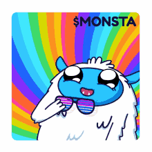 cake monster monsta cmo1 rainbow rainbow monsta