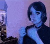 Alt Girl Smoking GIF - Alt Girl Smoking Phodi GIFs