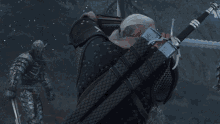 Being Surrounded Geralt Of Rivia GIF - Being Surrounded Geralt Of Rivia Vesemir GIFs
