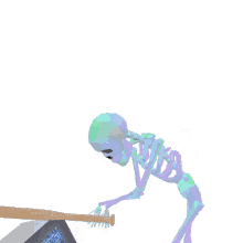 angry skeleton