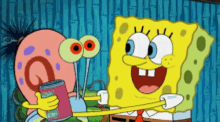 Spongebob Hugging GIF - Spongebob Hugging Gary GIFs
