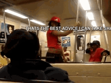 advice sit subway share